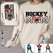 Hockey Mom - I'll Always Be Your Biggest Fan Personalized Shirt For Ice Hockey Family NA04 Hv01