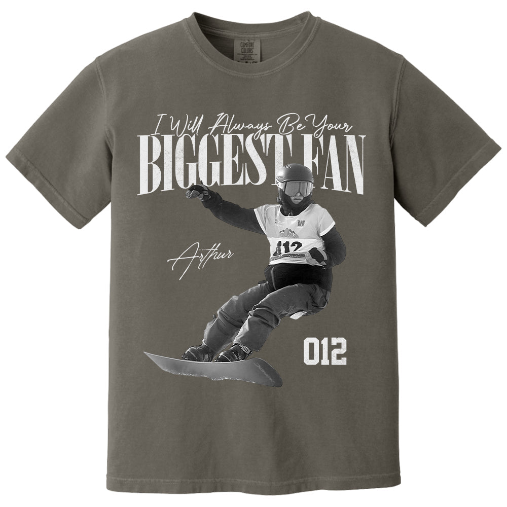 I'll Always Be Your Biggest Fan - Washed Tee Retro Bootleg Shirt For Snowboarding A2110 T24