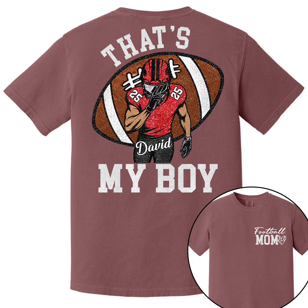 Personalized Football Mom Football Grandma Shirt Those Are My Kids Shirt Gift For Sport Family T1807 T24