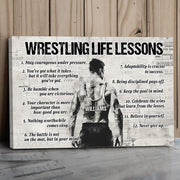 Personalized Wrestling Poster - Custom Photos And Names For Wrestlers NA04