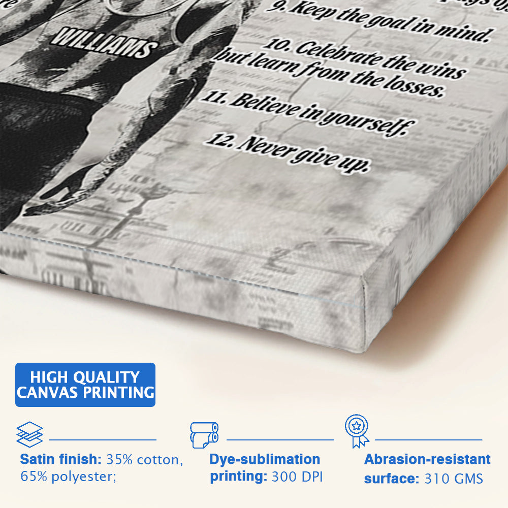 Personalized Wrestling Poster - Custom Photos And Names For Wrestlers NA04