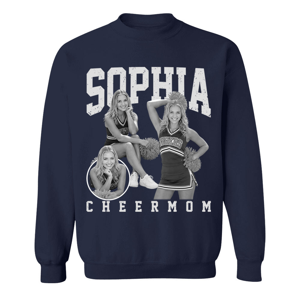 Cheerleading Lover - Personalized Vintage Washed Tee for Cheerleader Moms & Families Na02 VH01