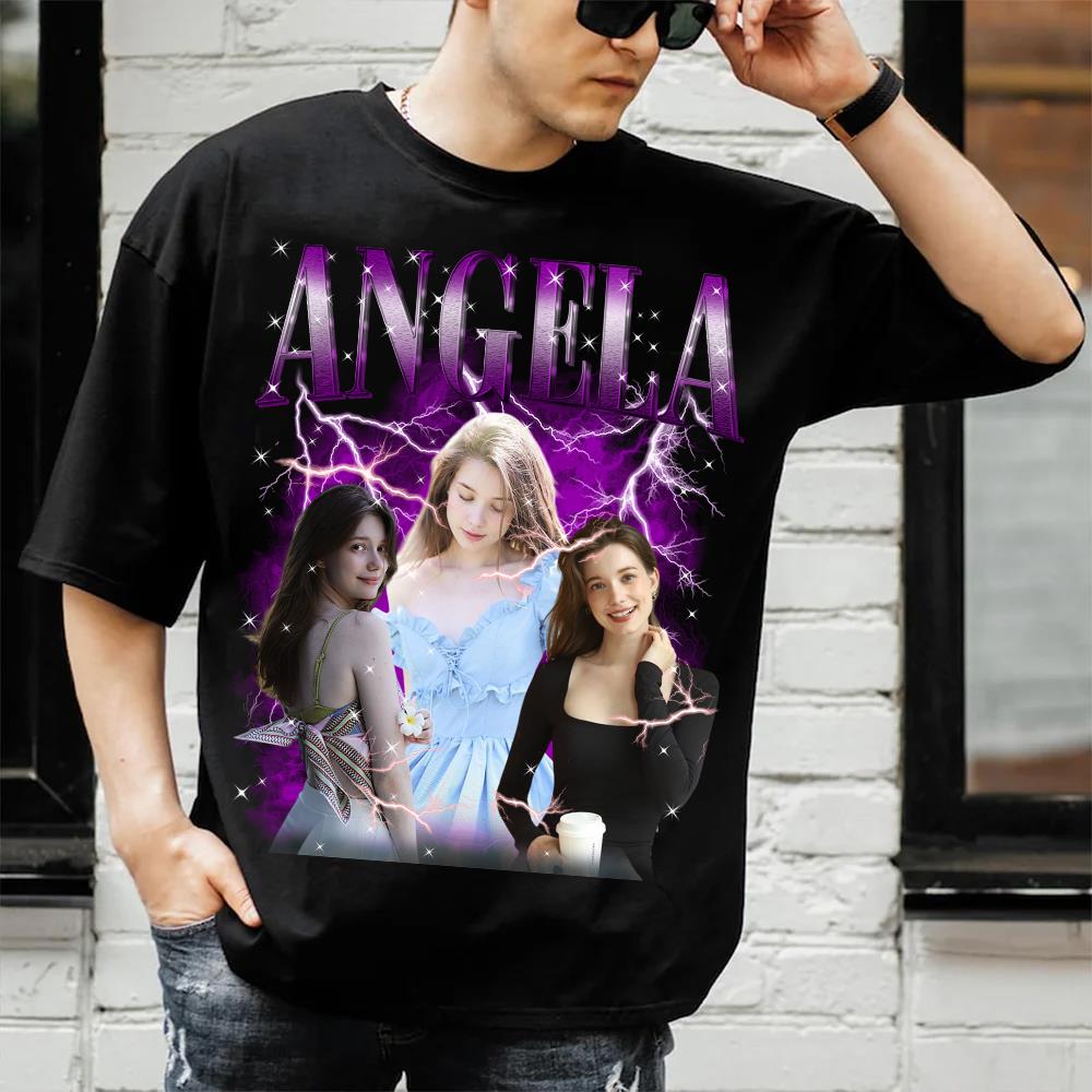 Custom Bootleg Rap Tee Shirt for Boyfriend Girlfriend Custom Face Tshirt Vintage Graphic Shirt Nh00