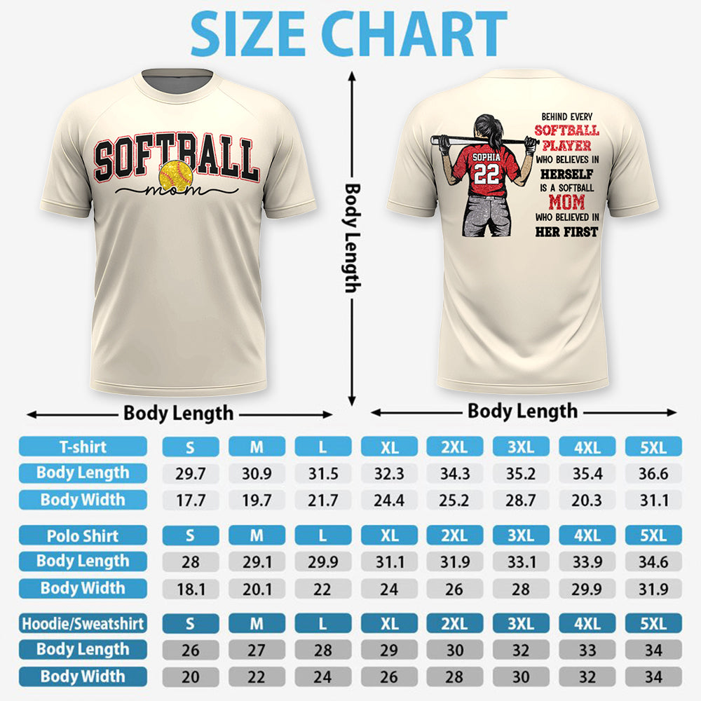 Softball Mom - Behind Every Softball Player Shirt - Personalized Shirt For Softball Family T1807 Hv01
