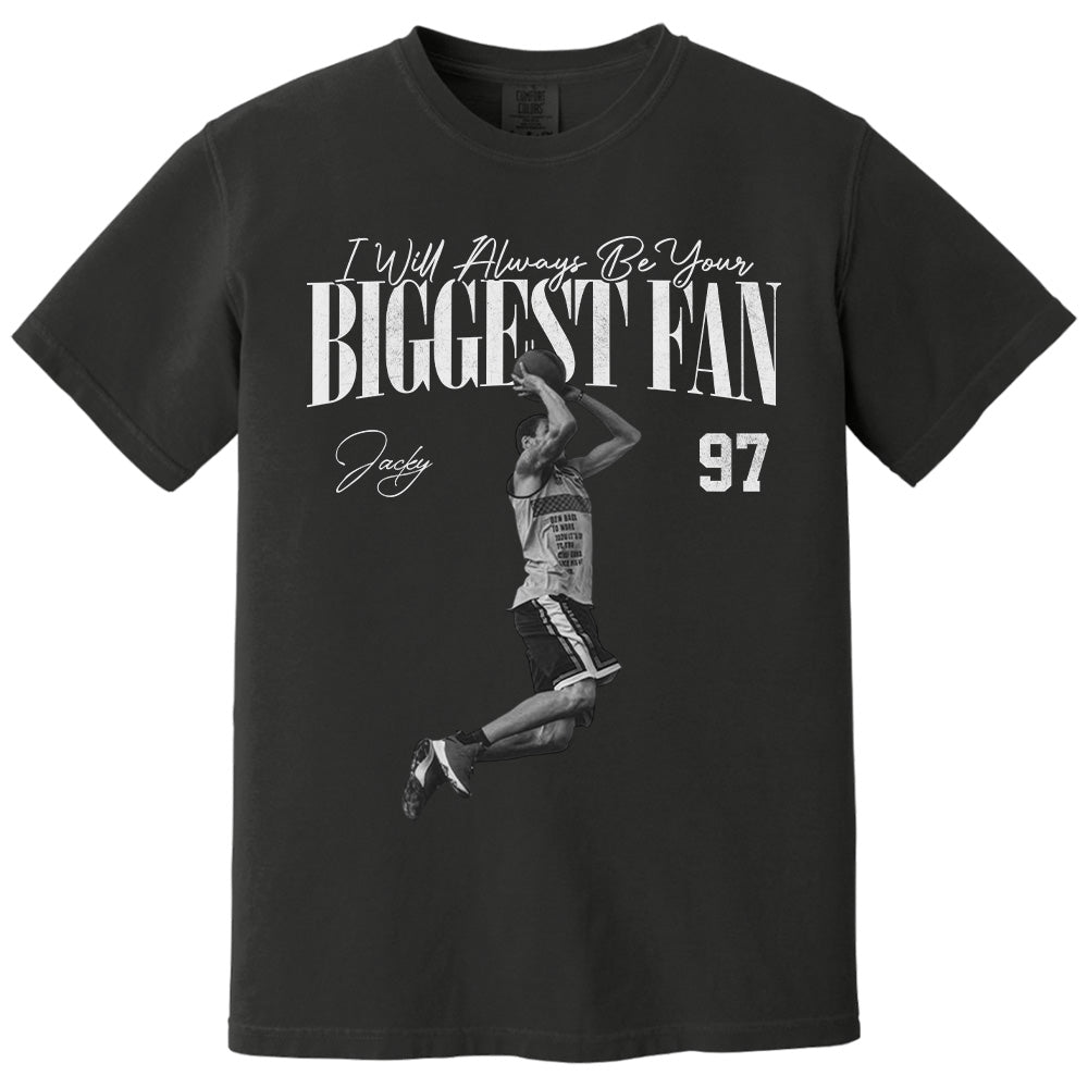 I'll Always Be Your Biggest Fan - Washed Tee Retro Bootleg Shirt For Basketball Players Pt99