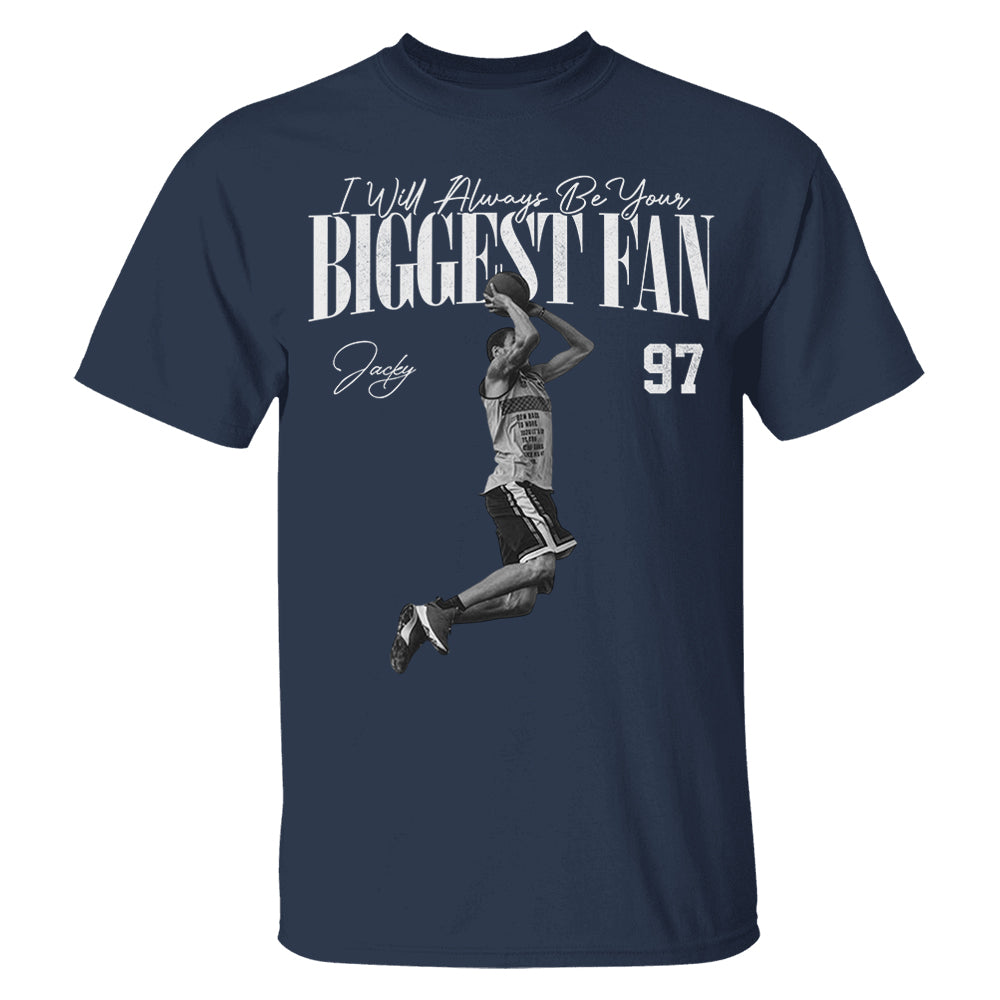 I'll Always Be Your Biggest Fan - Washed Tee Retro Bootleg Shirt For Basketball Players Pt99