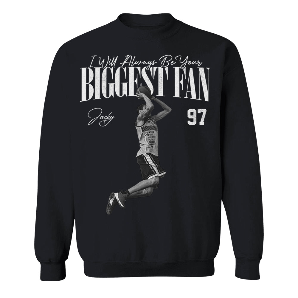 I'll Always Be Your Biggest Fan - Washed Tee Retro Bootleg Shirt For Basketball Players Pt99