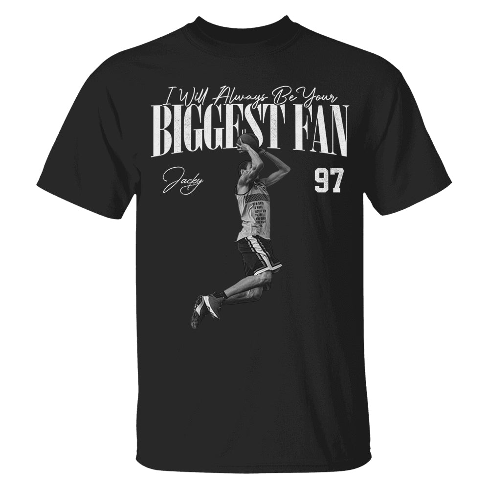 I'll Always Be Your Biggest Fan - Washed Tee Retro Bootleg Shirt For Basketball Players Pt99