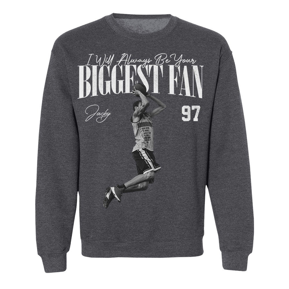 I'll Always Be Your Biggest Fan - Washed Tee Retro Bootleg Shirt For Basketball Players Pt99