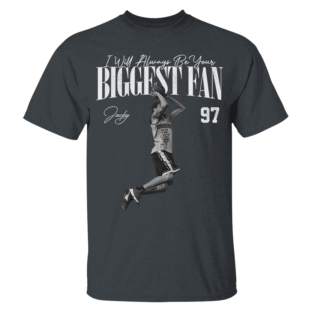 I'll Always Be Your Biggest Fan - Washed Tee Retro Bootleg Shirt For Basketball Players Pt99