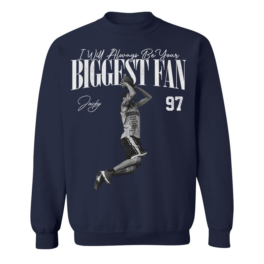 I'll Always Be Your Biggest Fan - Washed Tee Retro Bootleg Shirt For Basketball Players Pt99