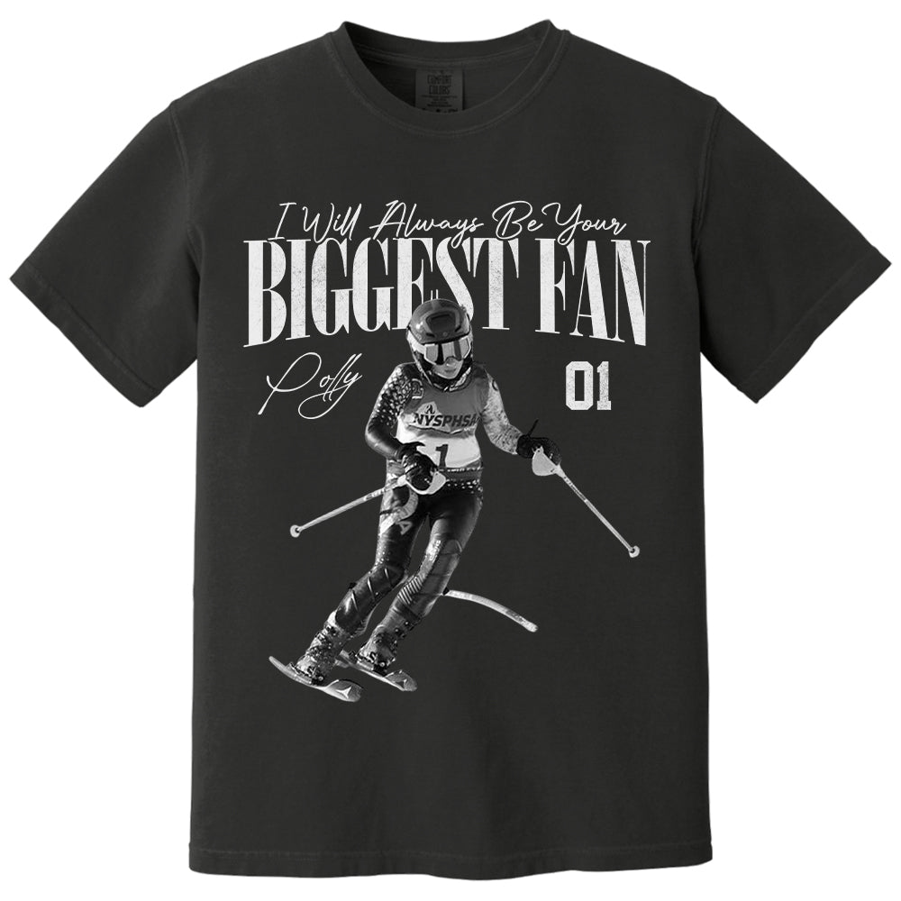 I'll Always Be Your Biggest Fan - Washed Tee Retro Bootleg Shirt For Skiing A2110 Tu24