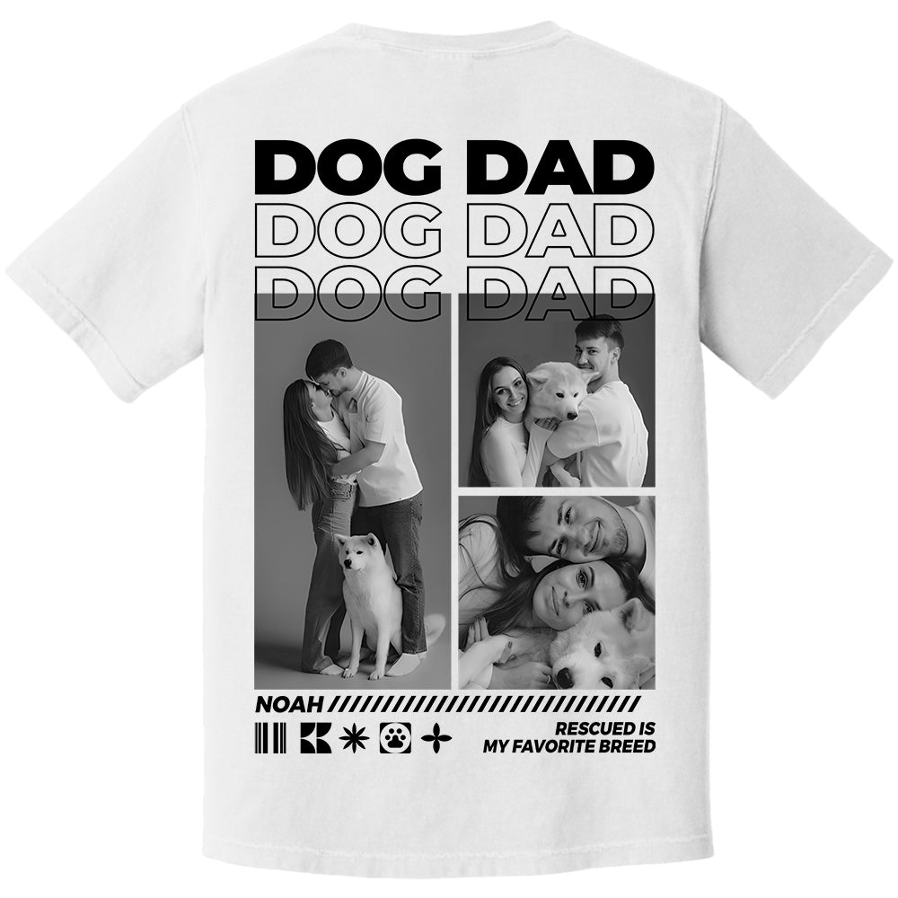 Dog Mom/Dog Dad, Personalized Shirt, Custom Photo Gift For Dog Lovers T1807