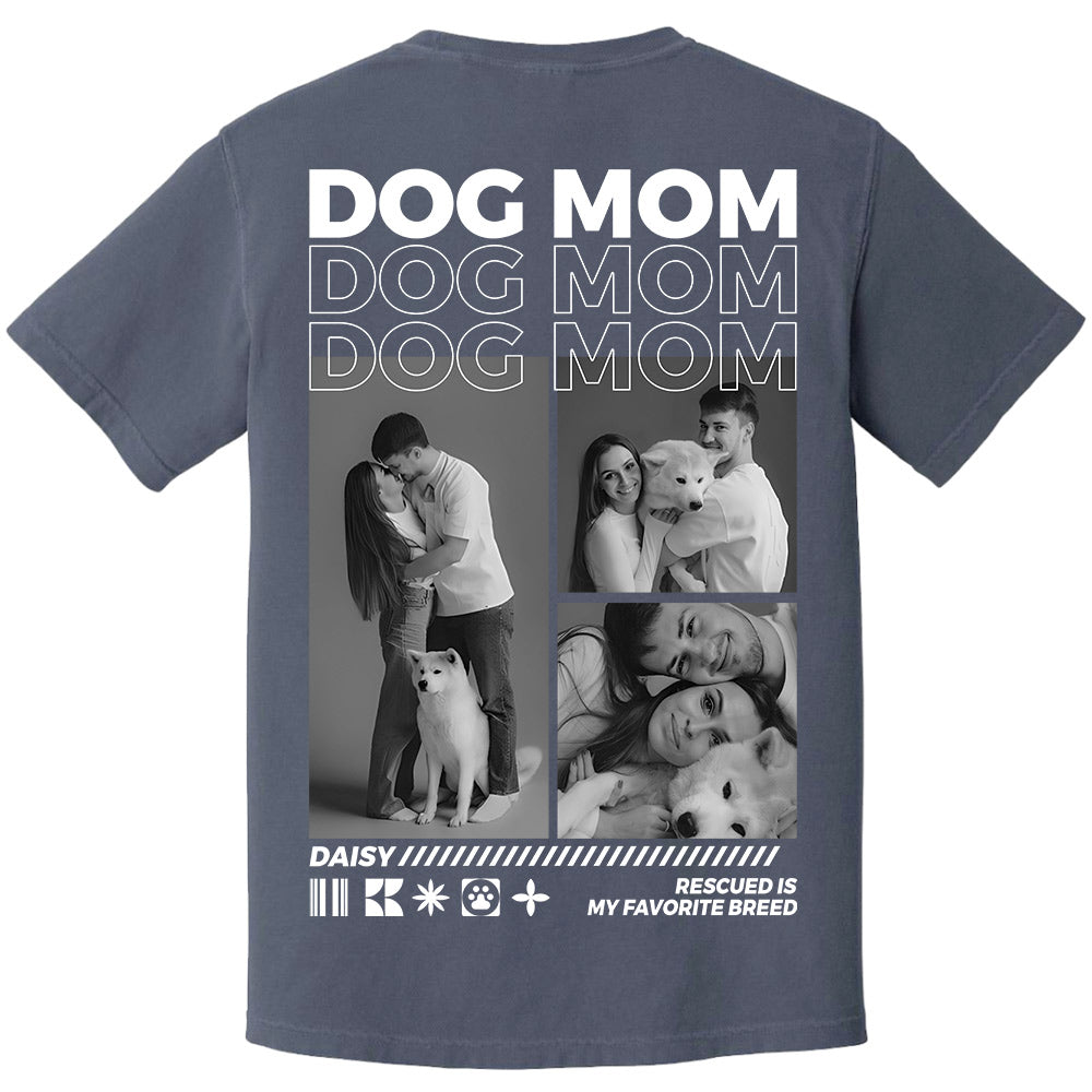 Dog Mom/Dog Dad, Personalized Shirt, Custom Photo Gift For Dog Lovers T1807