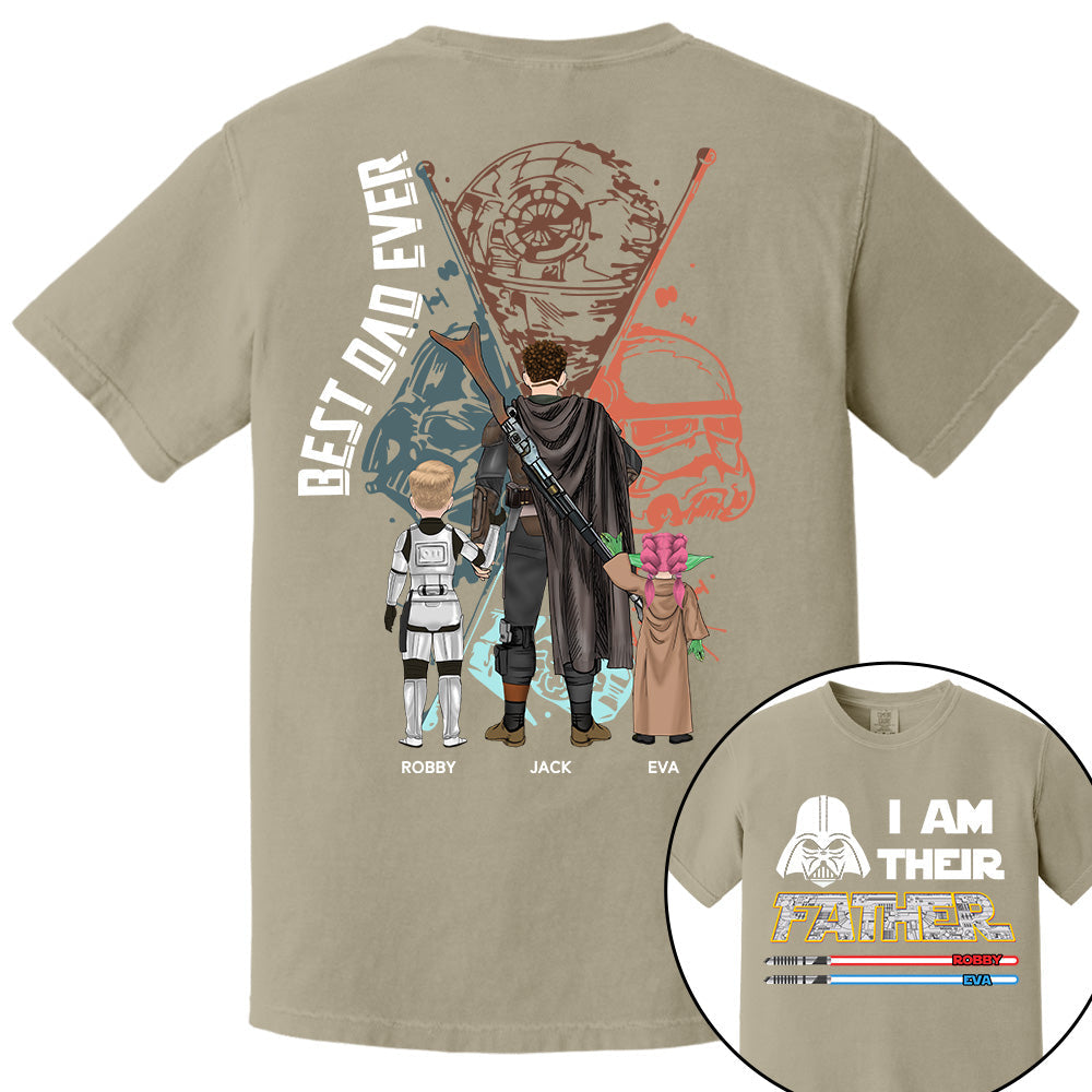 Custom I Am Their Father Shirt, Gift For Dad, Father's Day L0411 Li29