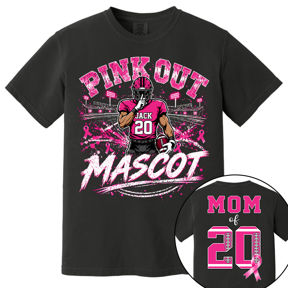 Personalized Pink Out Shirt Breast Cancer Awareness Custom Name & Number Shirt T1807 VH01