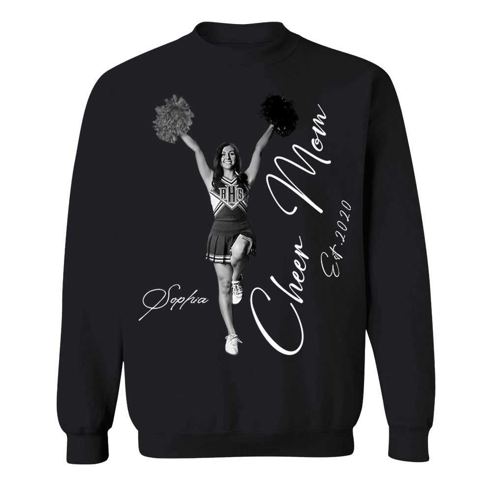 Cheer Mom -I'll Always Be Your Biggest Fan - Washed Tee Retro Bootleg Shirt For Cheerleading Vr2 Na02 Li29