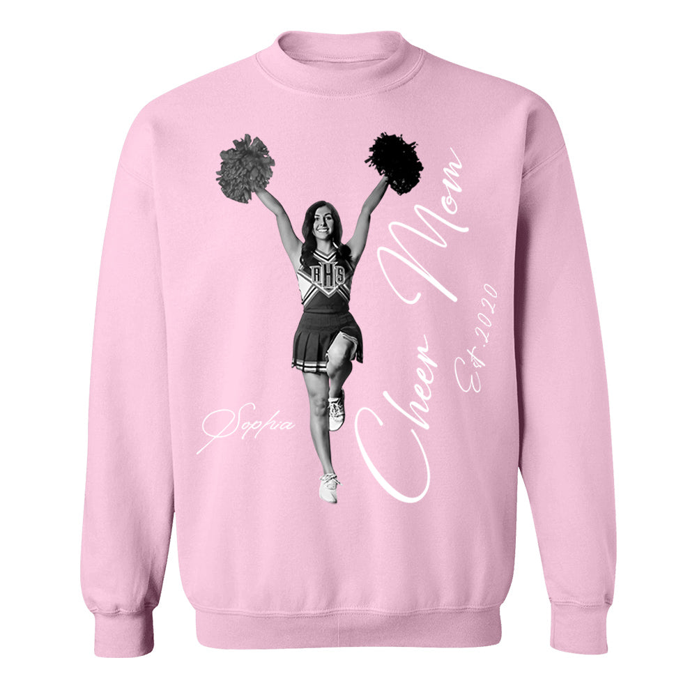 Cheer Mom -I'll Always Be Your Biggest Fan - Washed Tee Retro Bootleg Shirt For Cheerleading Vr2 Na02 Li29