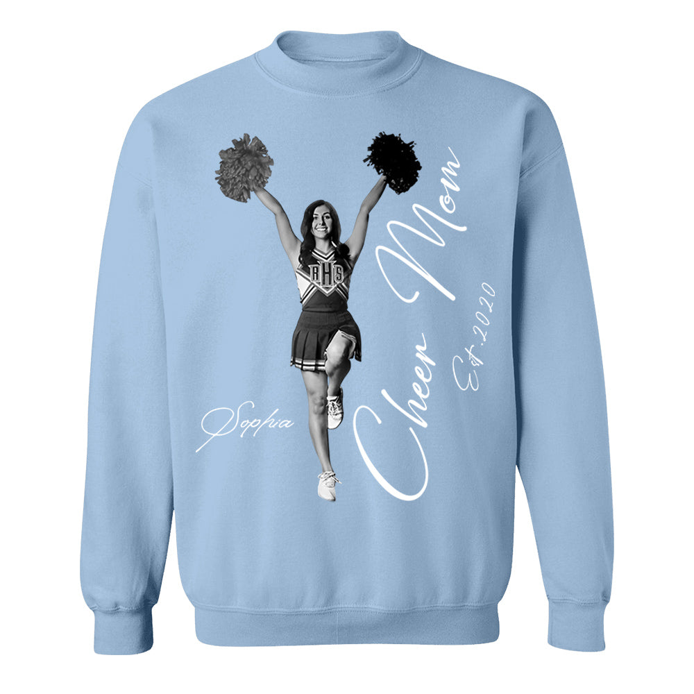 Cheer Mom -I'll Always Be Your Biggest Fan - Washed Tee Retro Bootleg Shirt For Cheerleading Vr2 Na02 Li29