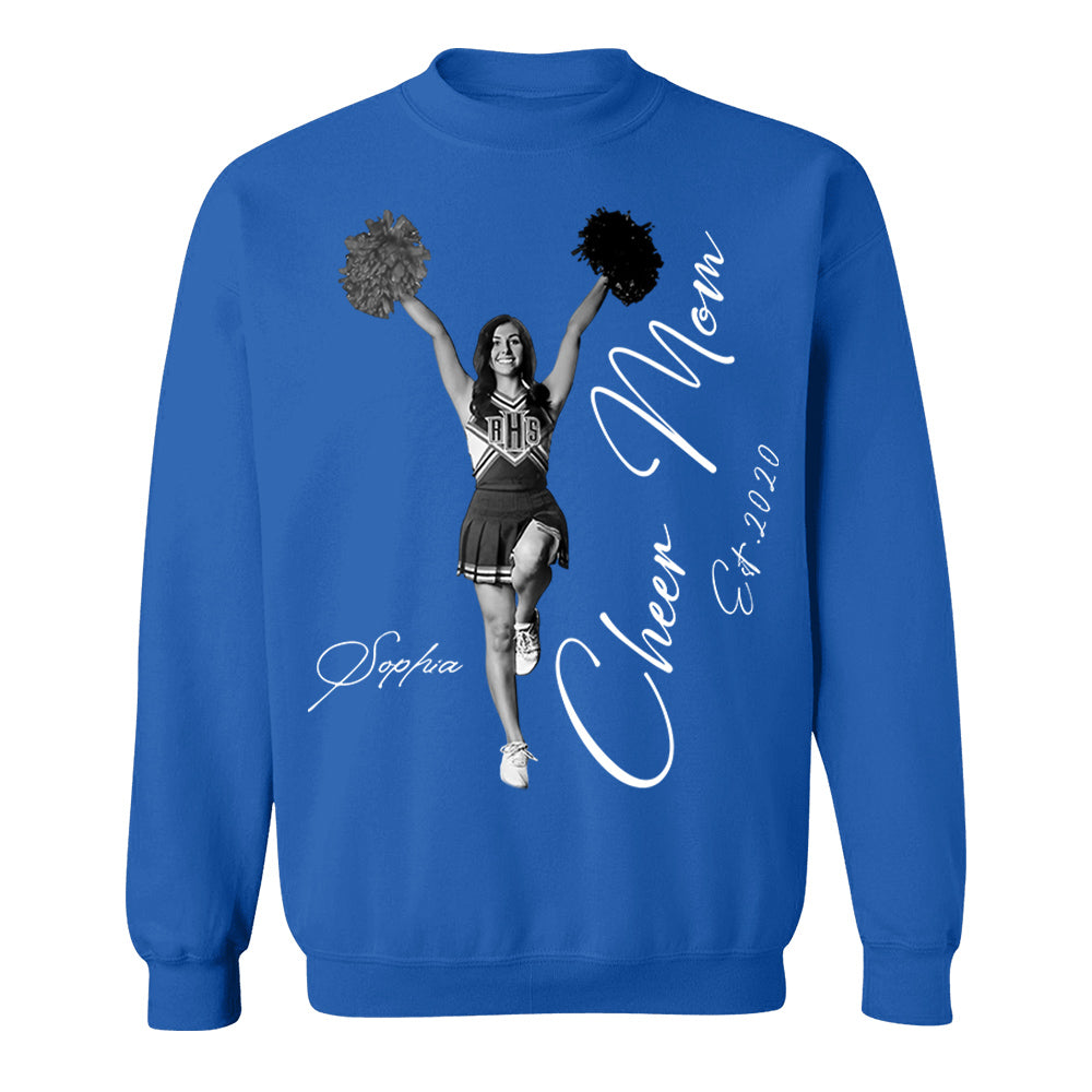 Cheer Mom -I'll Always Be Your Biggest Fan - Washed Tee Retro Bootleg Shirt For Cheerleading Vr2 Na02 Li29