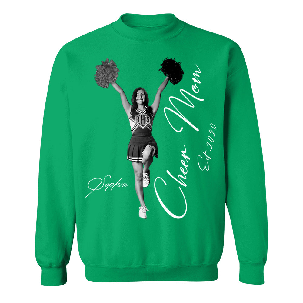 Cheer Mom -I'll Always Be Your Biggest Fan - Washed Tee Retro Bootleg Shirt For Cheerleading Vr2 Na02 Li29