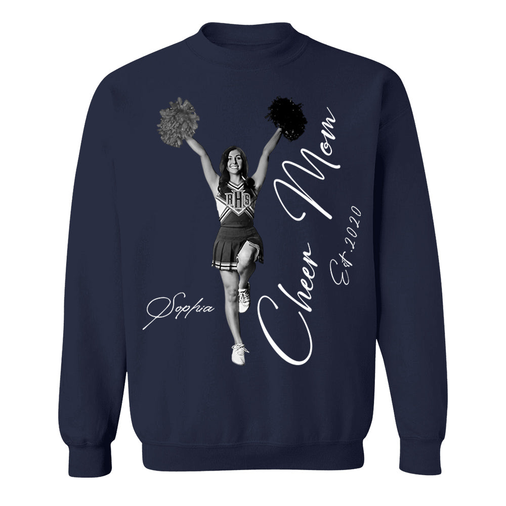 Cheer Mom -I'll Always Be Your Biggest Fan - Washed Tee Retro Bootleg Shirt For Cheerleading Vr2 Na02 Li29