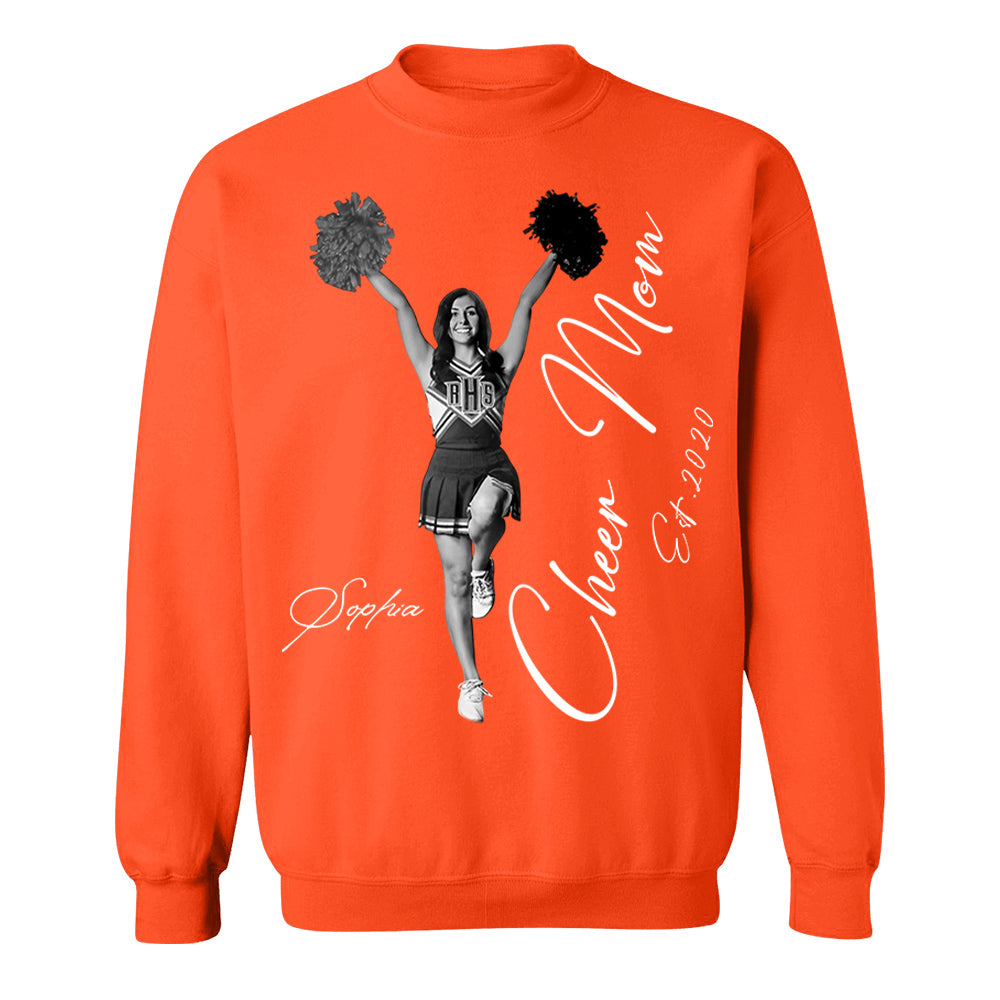 Cheer Mom -I'll Always Be Your Biggest Fan - Washed Tee Retro Bootleg Shirt For Cheerleading Vr2 Na02 Li29
