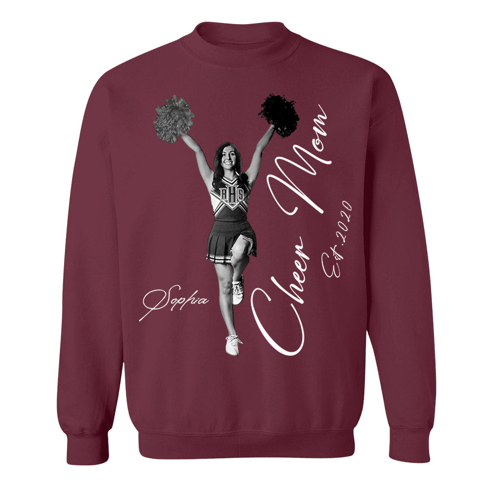 Cheer Mom -I'll Always Be Your Biggest Fan - Washed Tee Retro Bootleg Shirt For Cheerleading Vr2 Na02 Li29
