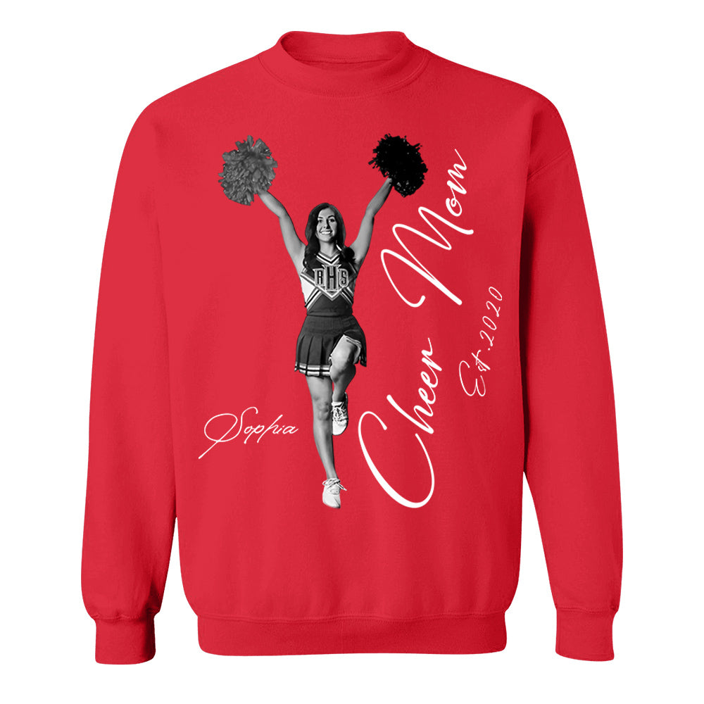Cheer Mom -I'll Always Be Your Biggest Fan - Washed Tee Retro Bootleg Shirt For Cheerleading Vr2 Na02 Li29