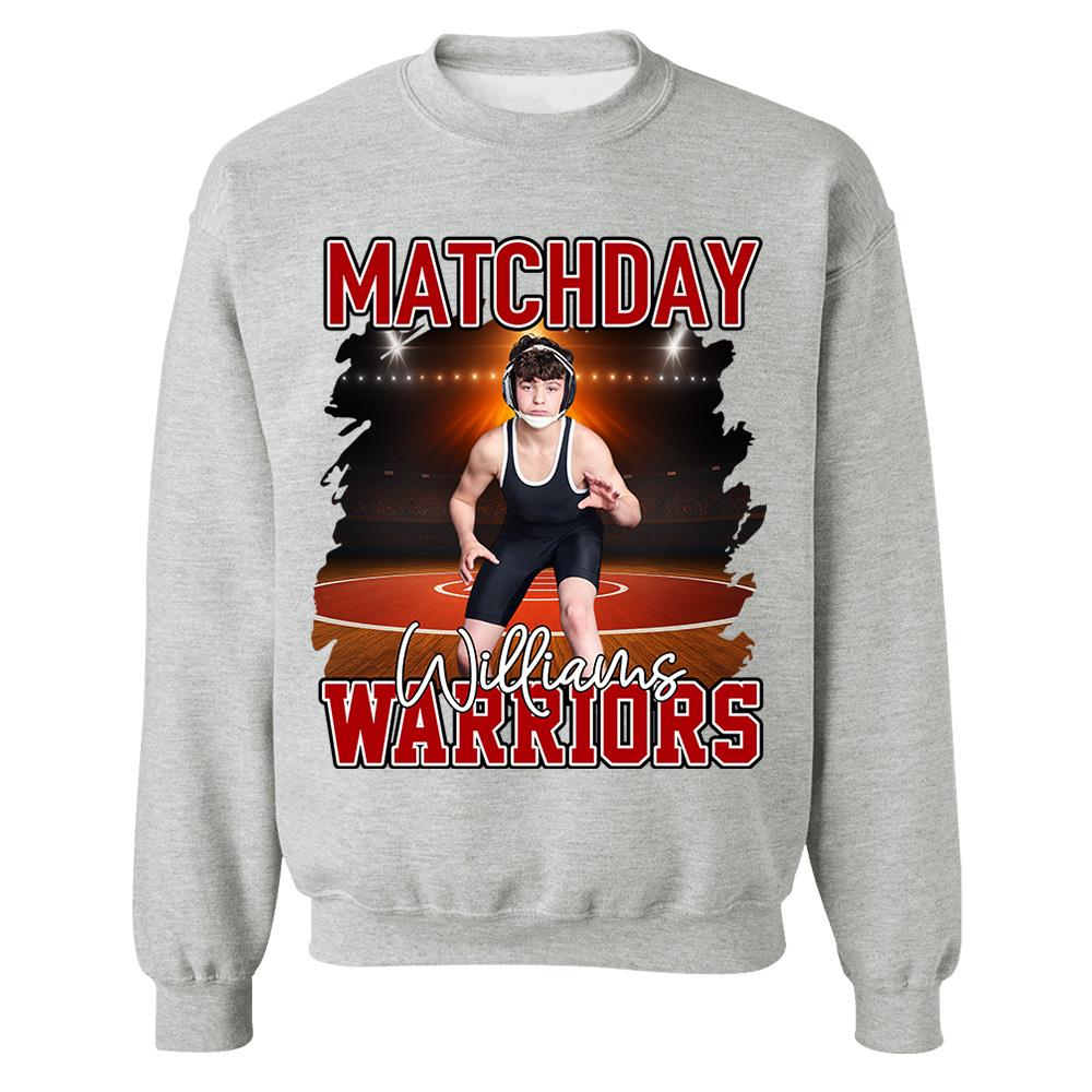 Custom Photo Wrestling Game Day Personalized Shirt Custom Name & Team Name NA04