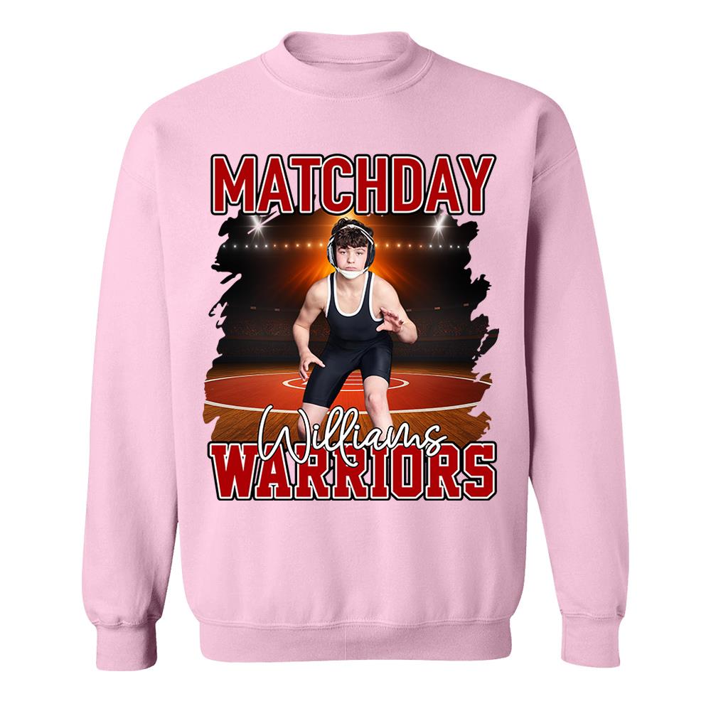 Custom Photo Wrestling Game Day Personalized Shirt Custom Name & Team Name NA04