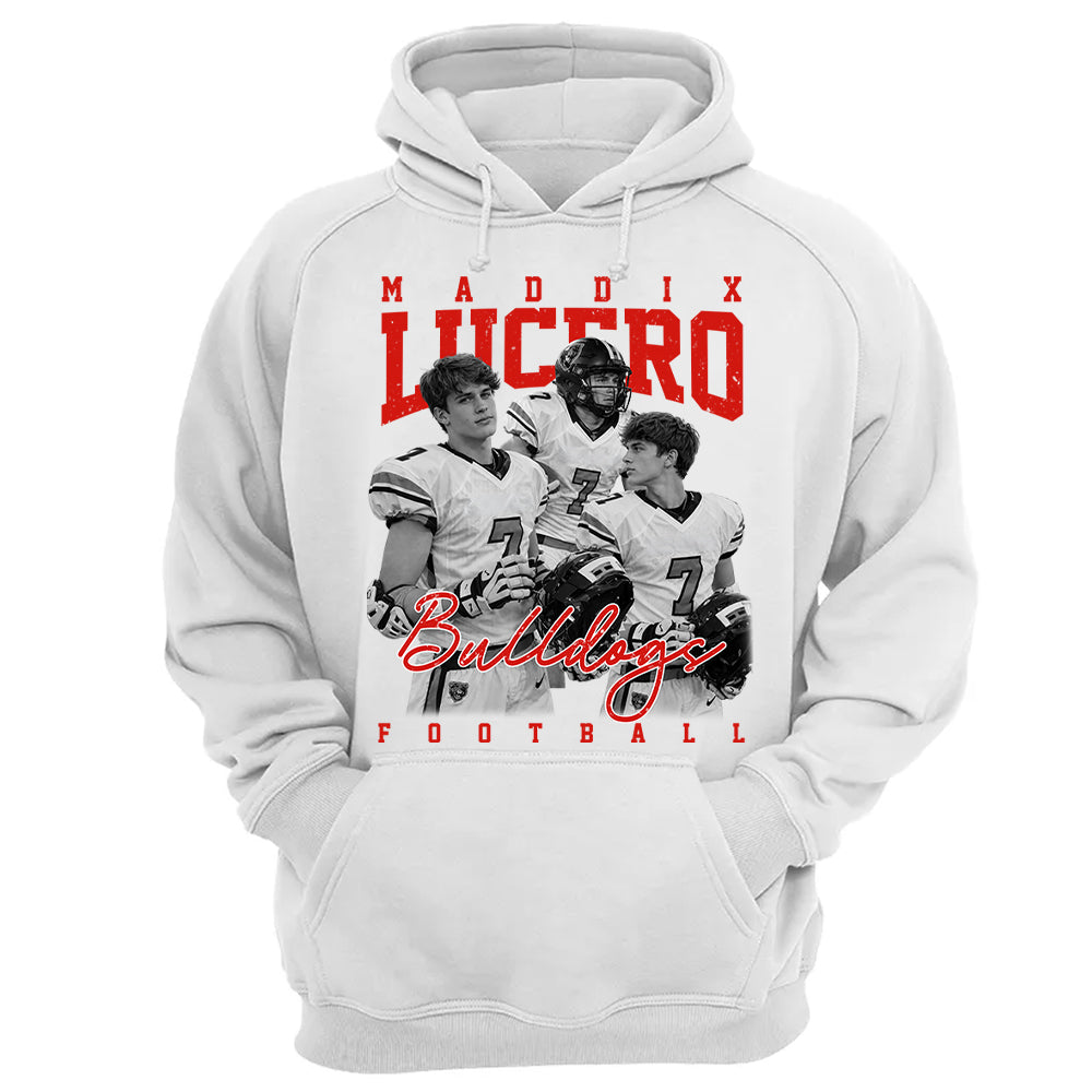 Personalized Washed Tee Retro Bootleg Shirt For Football Players NA04 T24