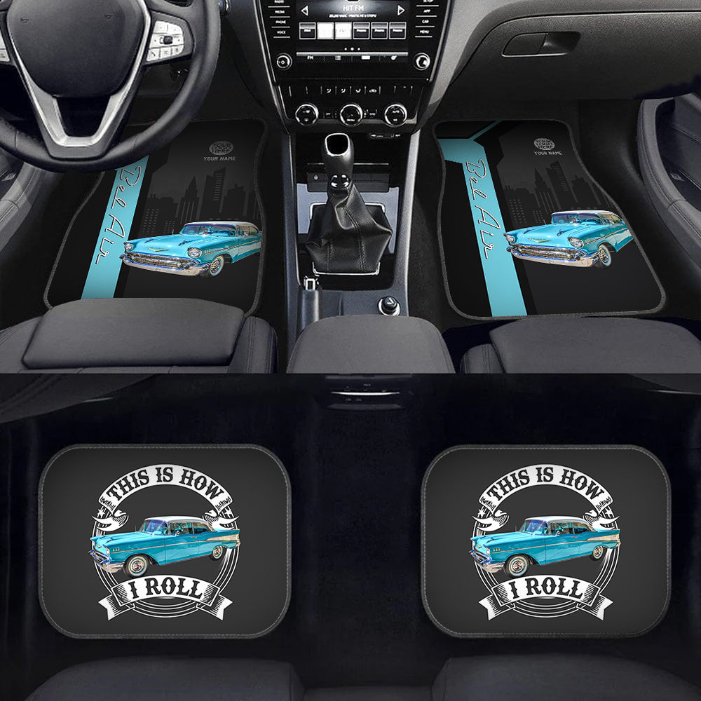 This Is How I Roll - Custom Photo Car Mats - Personalized Floor Mats A2110 