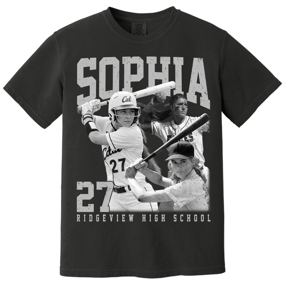 Softball Lover - Personalized Washed Tee Custom Sport Players Sport Family NA04