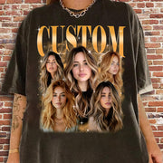 Custom Girlfriend Bootleg Shirt, Custom Bootleg Graphic Tee, Custom Girlfriend Face Tee, Graduation Gift, Personalized Birthday Bootleg Gift