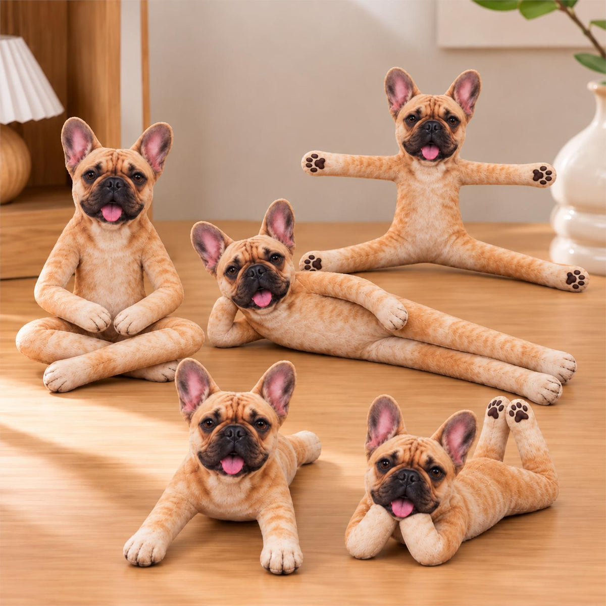 Personalized French Bulldog Photo Pet Squishy Toy Poseable Plush Doll, Funny Gift For Dog Mom, Dad, Cat Lover T1807 Hv01 TL06