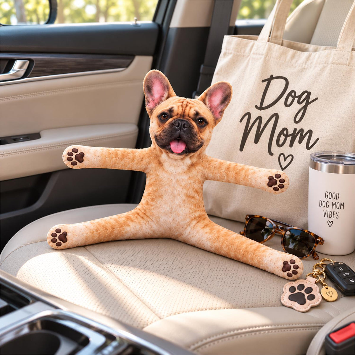 Personalized French Bulldog Photo Pet Squishy Toy Poseable Plush Doll, Funny Gift For Dog Mom, Dad, Cat Lover T1807 Hv01 TL06