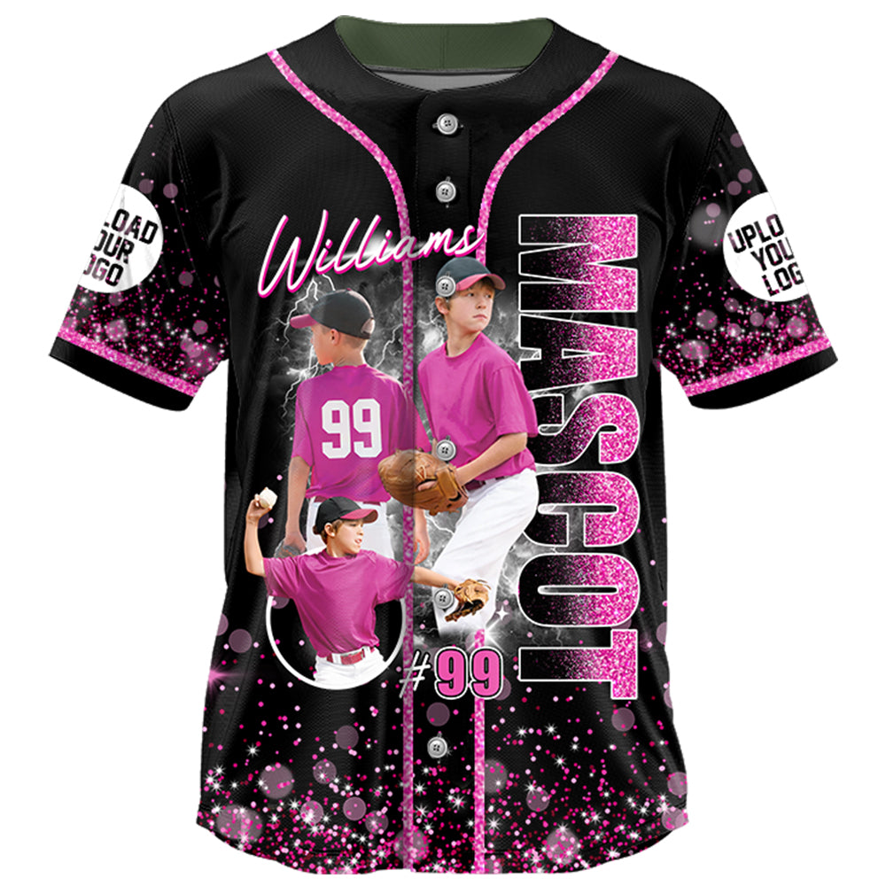 Custom Photo Baseball Game Day Baseball Jersey Gift For Baseball Lovers Vr2 NA02 Hv01