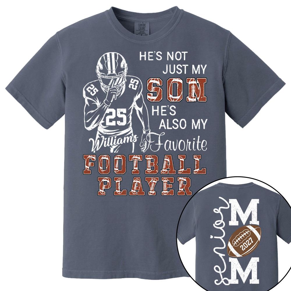 Custom Senior Football Mom 2027 Shirt, Sports Mom Gift L0411 Hv01