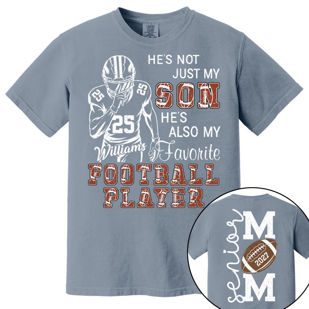 Custom Senior Football Mom 2027 Shirt, Sports Mom Gift L0411 Hv01