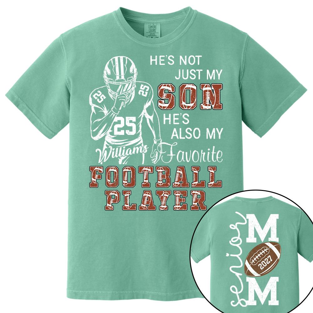 Custom Senior Football Mom 2027 Shirt, Sports Mom Gift L0411 Hv01