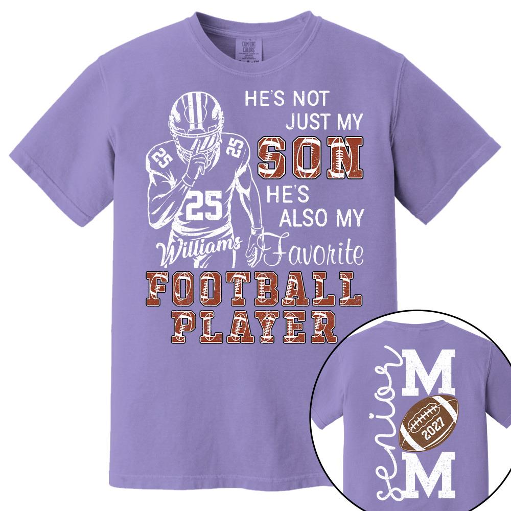 Custom Senior Football Mom 2027 Shirt, Sports Mom Gift L0411 Hv01