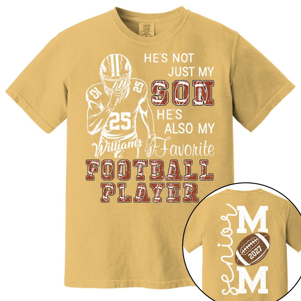 Custom Senior Football Mom 2027 Shirt, Sports Mom Gift L0411 Hv01