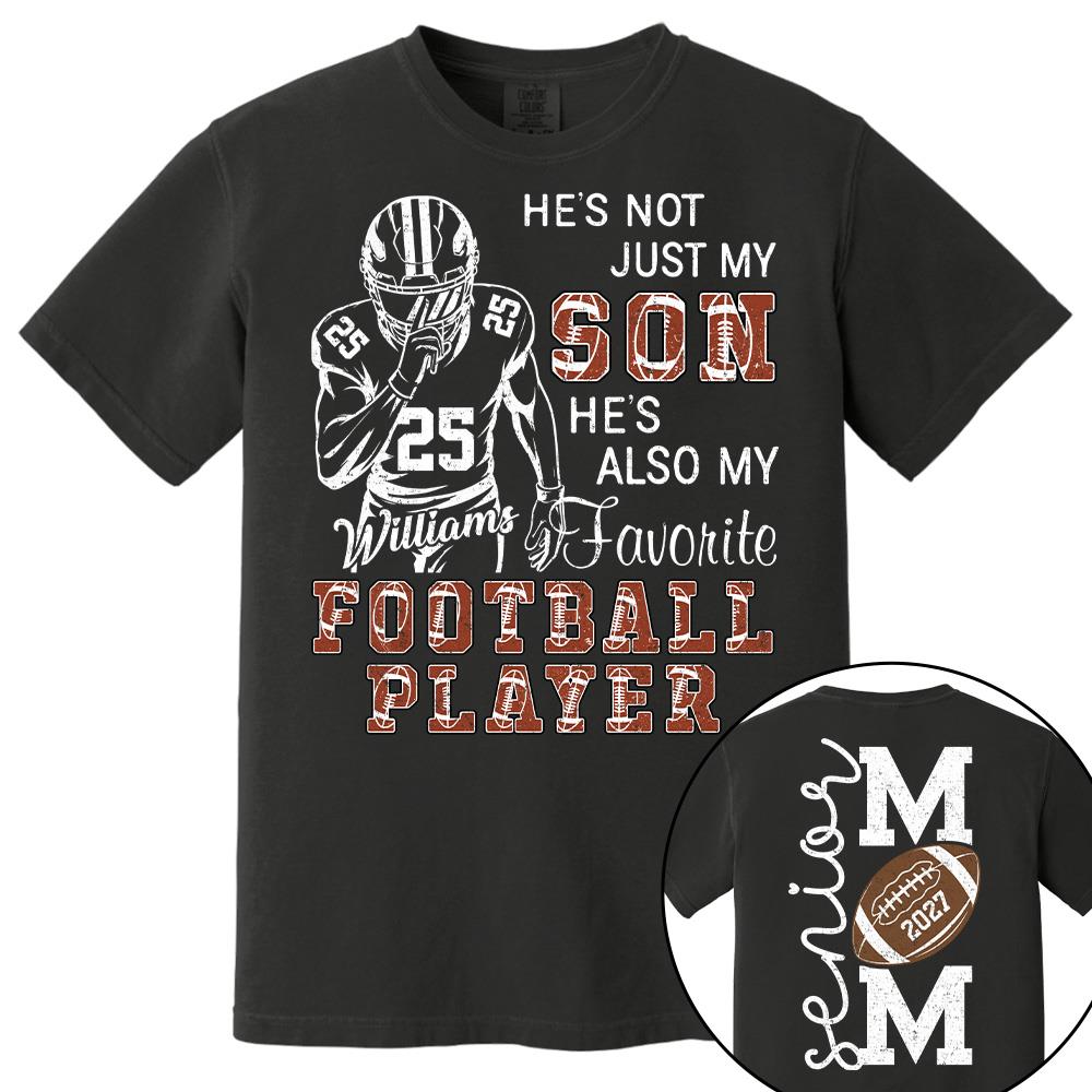 Custom Senior Football Mom 2027 Shirt, Sports Mom Gift L0411 Hv01