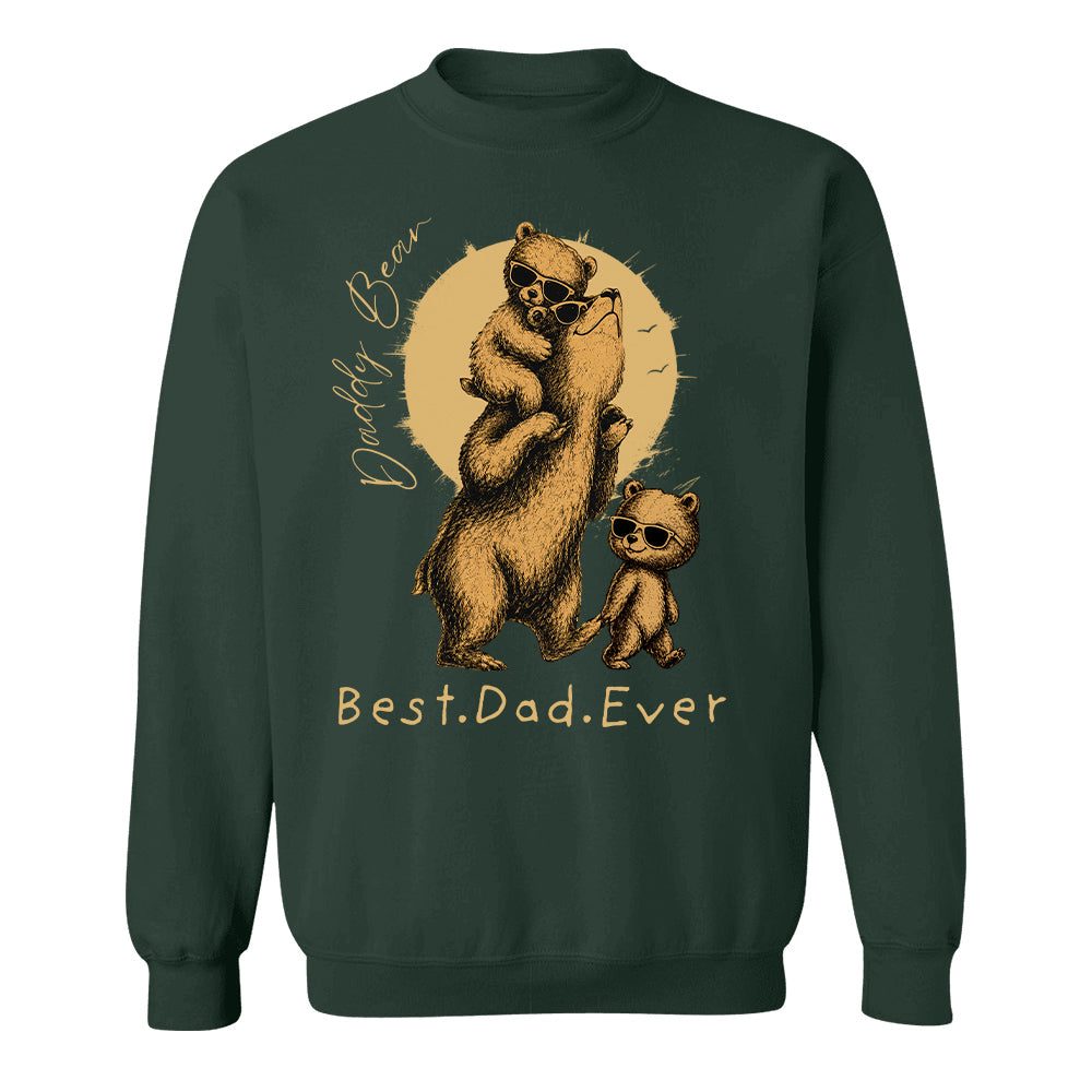 Daddy Bear Best Dad Ever Personalized Shirt Father's Day Gifts for Dad Funny Papa Shirt Vr2 T1807 T24