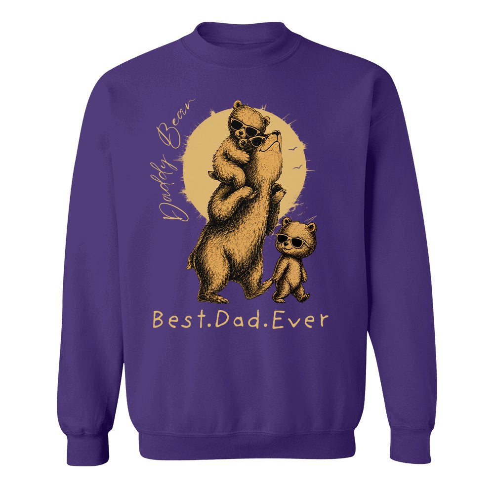 Daddy Bear Best Dad Ever Personalized Shirt Father's Day Gifts for Dad Funny Papa Shirt Vr2 T1807 T24