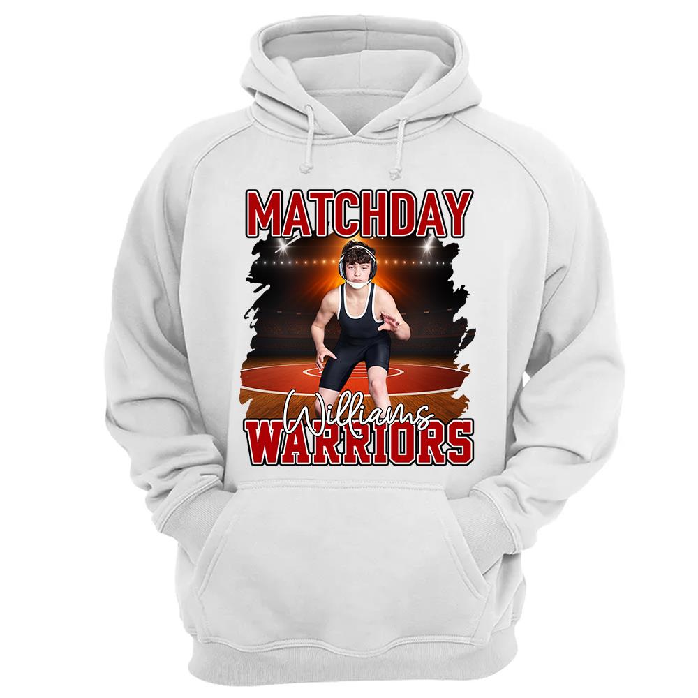Custom Photo Wrestling Game Day Personalized Shirt Custom Name & Team Name NA04