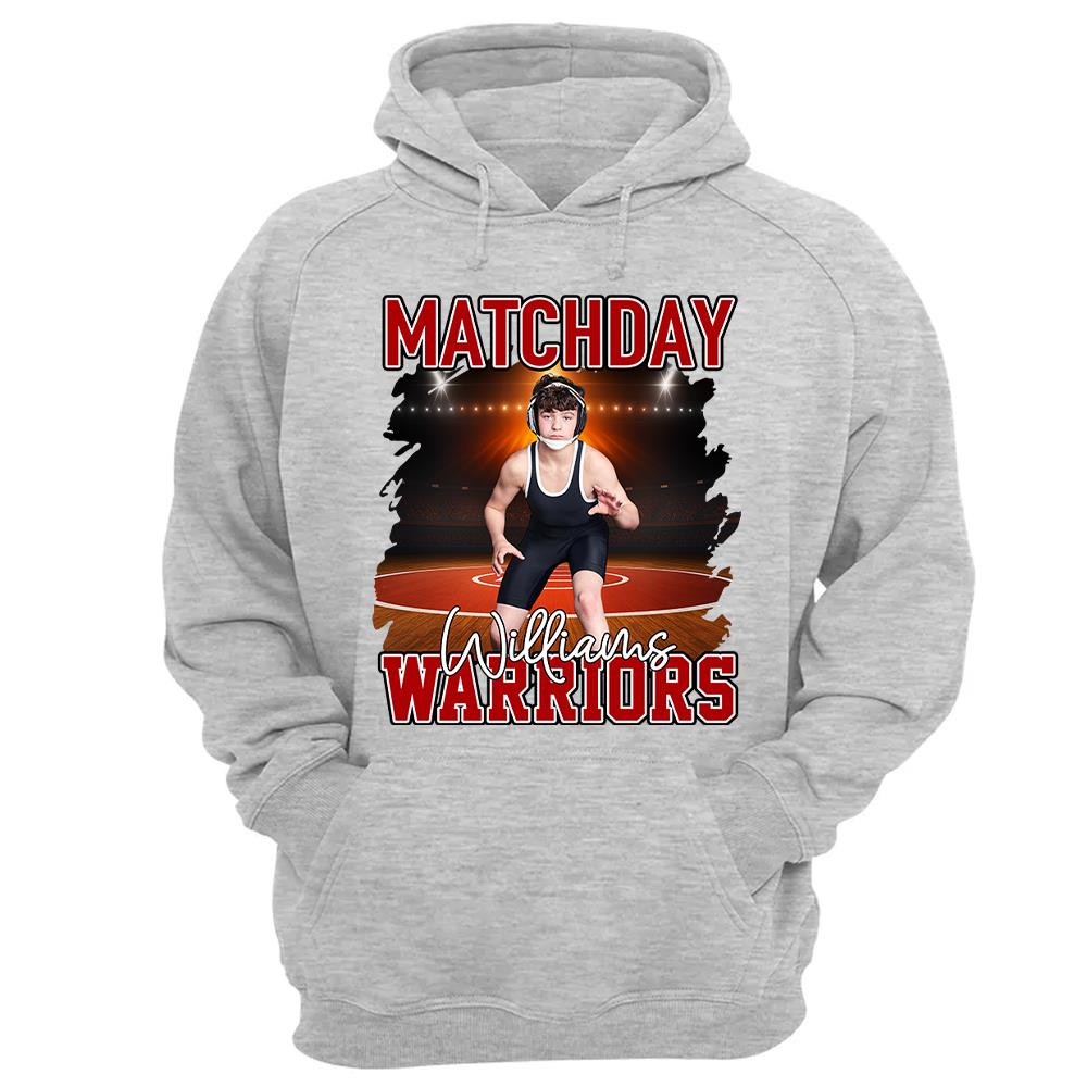 Custom Photo Wrestling Game Day Personalized Shirt Custom Name & Team Name NA04