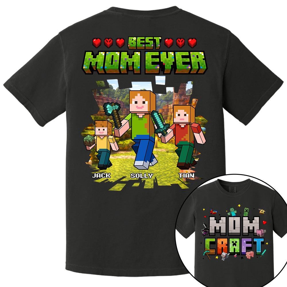 MomCraft - Best Mom Ever -Personalized Shirt  - Gift For Mom, Mother's Day T1807 T24