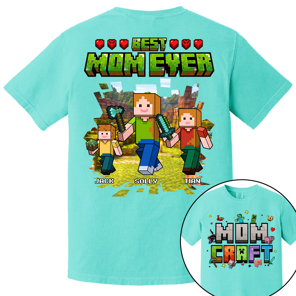 MomCraft - Best Mom Ever -Personalized Shirt  - Gift For Mom, Mother's Day T1807 T24